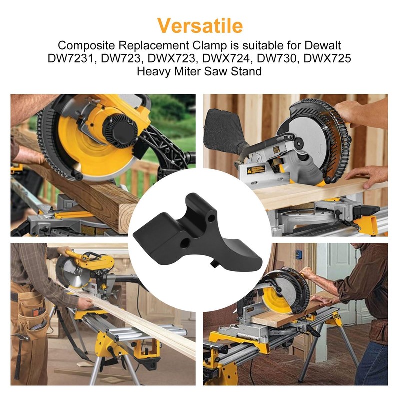 DW7231 Composite Clips Replacement Parts for DEWALT Miter Saw Stand