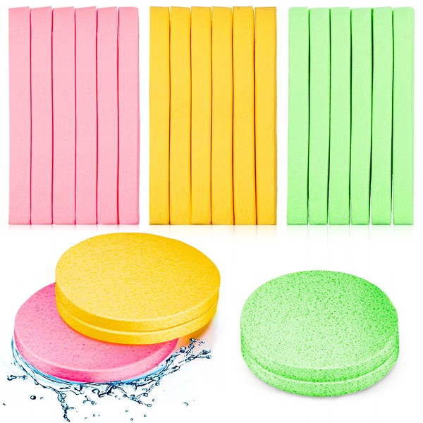 120 esponjas faciales comprimidas para limpiar la cara, esponjas para