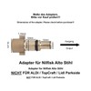 M&M Smartek Pressure Washer Adaptor 1/4 Inch Internal Thread to
