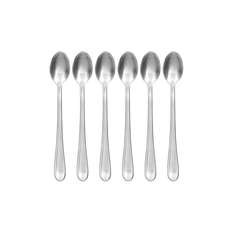Cambridge 3207E9HCW08 Malibu Satin Iced Tea Spoons, Set Of 6