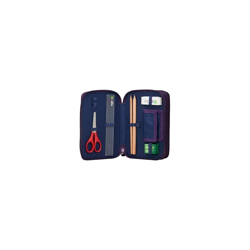 ergobag AmBärzonas Maxi Pencil Case Set, 40 Pieces, Lyra Colouring