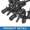 A ABSOPRO 5mm Rivet Engine Trim Fastener Panel Retainer Clips