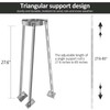 Adjustable Stainless Steel Chimney Roof Support Bracket Kit,6 Inch Extended