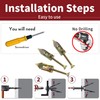 Ticfox Self-Drilling Expansion Screws, Pack of 50 Self-Drilling Dowels with