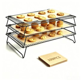 Lanxiu Cooling Racks for Cooking and Baking, 3 Tier Baking Racks Cooling