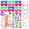 150-Piece Glow Party Favor Set for Night Events – Light