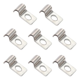 eupdd 60 Stück M5 Kabelschellen: 5mm Befestigungsschelle, für Elektroleitung, PVC-Rohren, Kabelschellen zum Schrauben, V2A Edelstahl Kabelschelle, Kabelschellen Nagelschellen