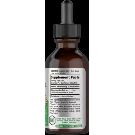 Horbäach Ashwagandha Liquid Extract | 2 Fl Oz | Alcohol Free | Vegetarian | by Horbaach