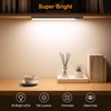Gritin 10.2inch Under Cabinet Lighting Rechargeable -84 LED Super Bright,3-Color&