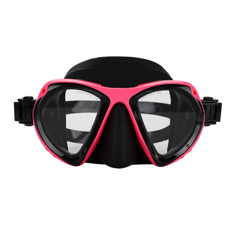 KEEP DIVING Adult Snorkeling Diving Mask Glasses Goggles Underwater Equipment(Rose