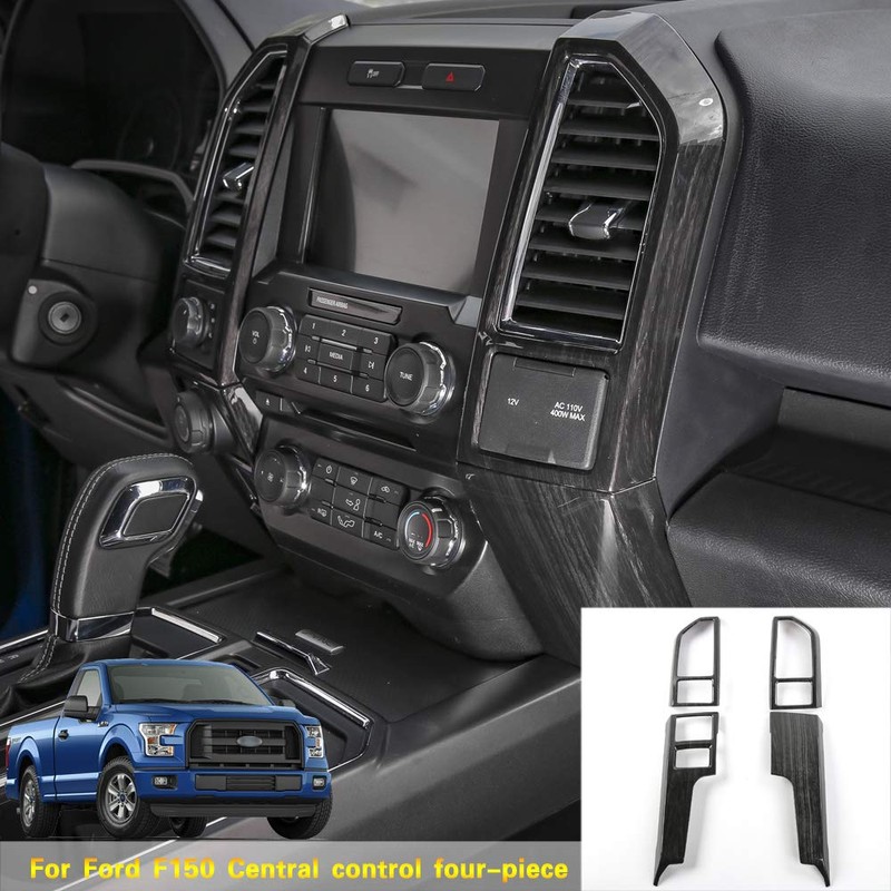 JeCar for F150 Black Wood Grain Interior Trim Kits for