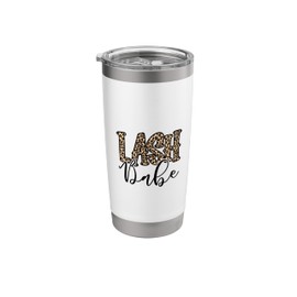 Lash Babe Lash Artist Lash Tech Leopard Lash Stainless Steel Insulated Tumbler