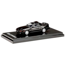 HJ64 1/64 Toyota Supra (A70) 2.5GT TWIN TURBO LIMITED Outer Sliding Sunroof Parts Included Black Pearl Finished Product