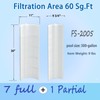 FS-2005 60 Sq Ft DE Grid Pool Filter Replace Set