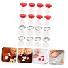 Minkissy Heart Shape Nail Art Toe Dividers 16pcs Manicure Supplies