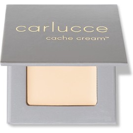 Carlucce- Paleta de colores de maquillaje 3 en 1 Cache Cream, Raw: base, corrector y prebase, cobertura media a completa