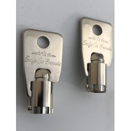 Chicago Lock ACE Tubular Barrel Keys Cut to Your Code: GG101-GG150 Only 2-Keys SafeCo Brands (GG105)