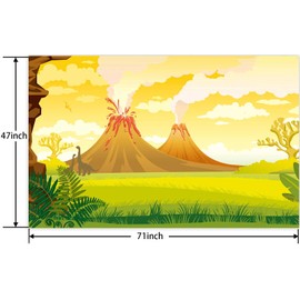 Pancarta de dinosaurio jurásico Tanystropheus World Park, telón de fondo de dibujos animados de dinosaurio T-REX, decoración para cumpleaños, baby shower, películas, fiestas, suministros para fotomatón, estudio de fondo