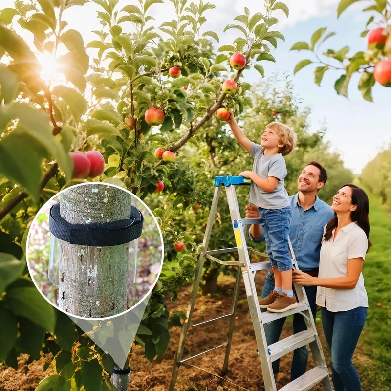 YIBOBO Tree Ant Guard Barrier, Adjustable Sponge and Plastic Shielding