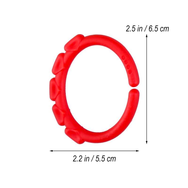 YeahiBaby 24pcs Baby Teether Ring Link Rings Toys Infant Links