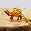 [YISHUI] （イスイ） キーホルダー 風水キーチェーン 駱駝 お守り 長寿 プレゼント 金運グッズ ビジネス