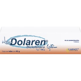Neo‑Dolaren Gel 10 mg/g – 45 g, Analgésico y Antiinflamatorio Tópico