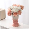 Bow Vase 7x4 Inch Bouquet-Shaped Ceramic Vase with Bow Minimalist