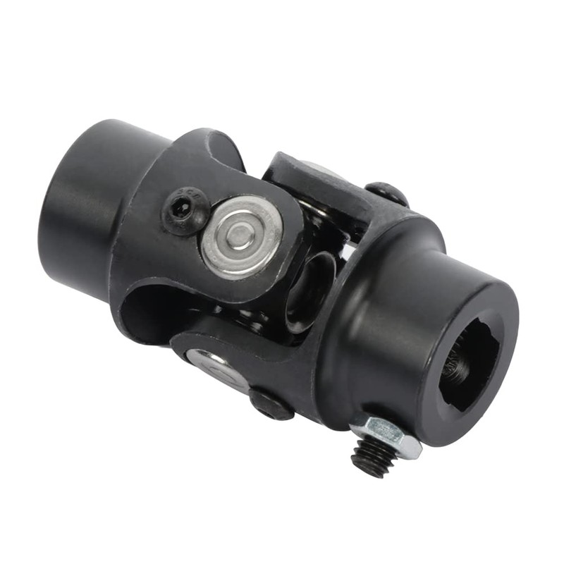 OCPTY Black Universal Steering Shaft U-Joint Coupler 13/16"-36 Spline *