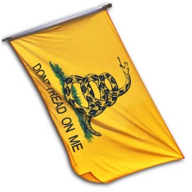 Herculite 2'x3' Gadsden Flag Don't Tread On Me