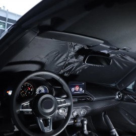 Ynei Foldable Windshield sun shade UV Protection Custom Fits Mazda MX-5 Miata 2016-24