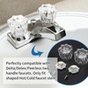 Bathroom Faucet Knobs Replacement, Bathtub Faucet Handles 1 Pair Hot