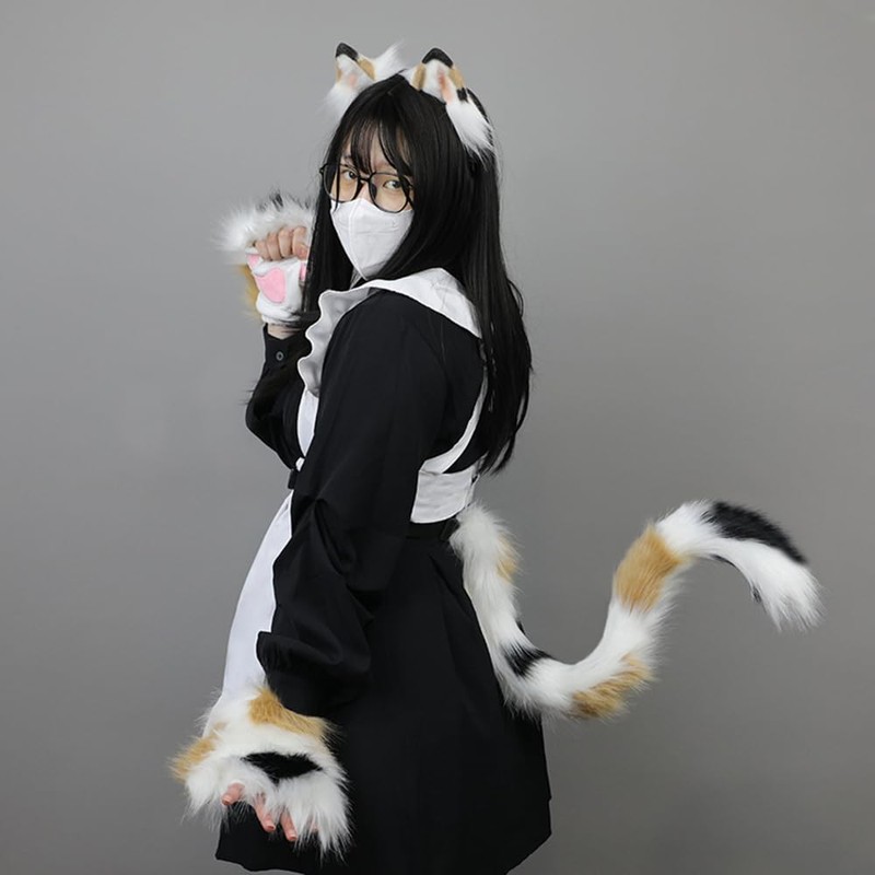 Cat Ears, 3-piece Set, Costume Accessories, Prop, Cat Claws, Cat