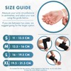 Actesso Elastic Wrist Support with Strap - (M, Black) -