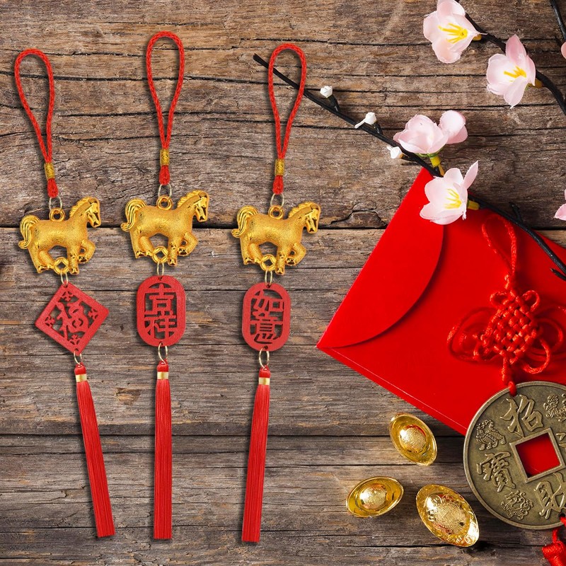 10 Pcs Chinese New Year Decorations Year of The Horse
