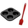 XUELIYUN Yorkshire Pudding Tray Twin Pack Muffin Tin Cookware 4