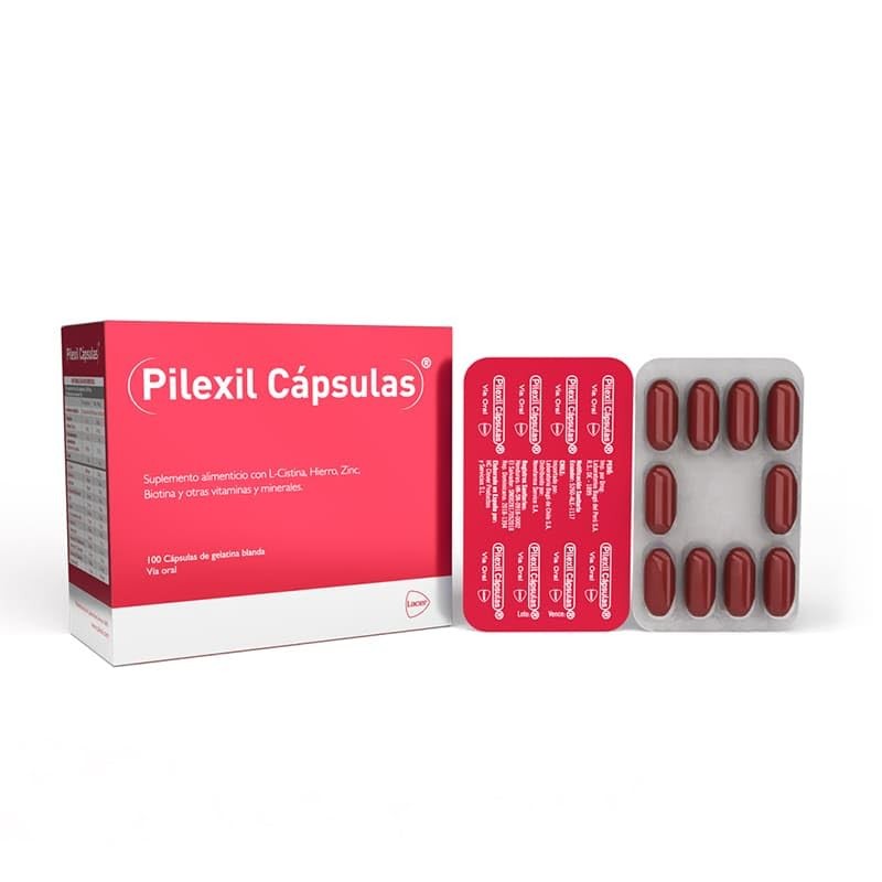 Pilexil Cápsulas de Gelatina Blanda caja c/100