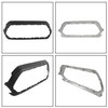 Silscvtt Front Upper Grille Outer Frame Surround Matte Black Replacement