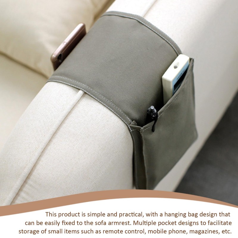 YSJCHEBS 2 Pieces Sofa Storage Hanging Bags, Home Storage Tools,
