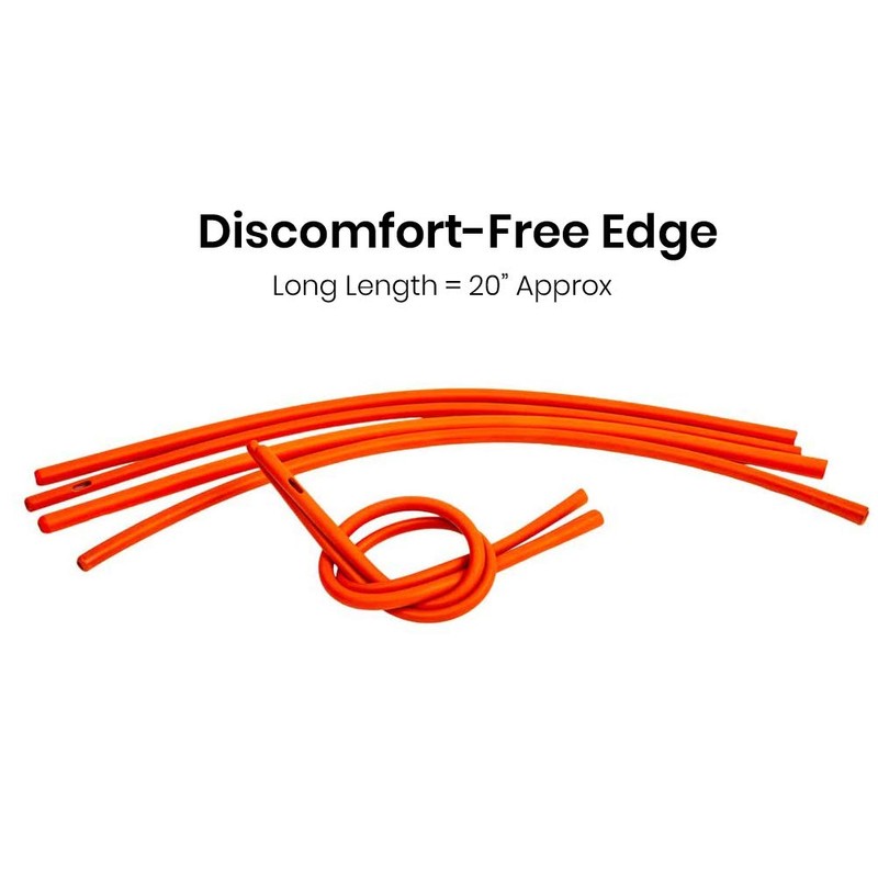 HealthAndYoga™ Rubber Colon Tube - Open End 28 FR