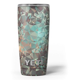 Design Skinz Abstract MultiColor Geometric Shapes Pattern - Skin Decal Vinyl Wrap Kit compatible with the Yeti Rambler Cooler Tumbler Cups