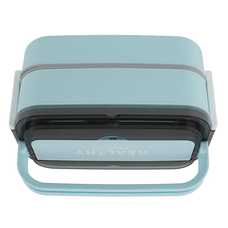 Double Layer Bento Box 316 Stainless Steel Compartment Portable Lunch