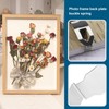 12 PCS Picture Frame Clips – Metal Spring Turn Clips