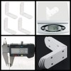 MOOCHE 4 Stück L Edelstahl Bracket, Heavy Duty Corner Brace