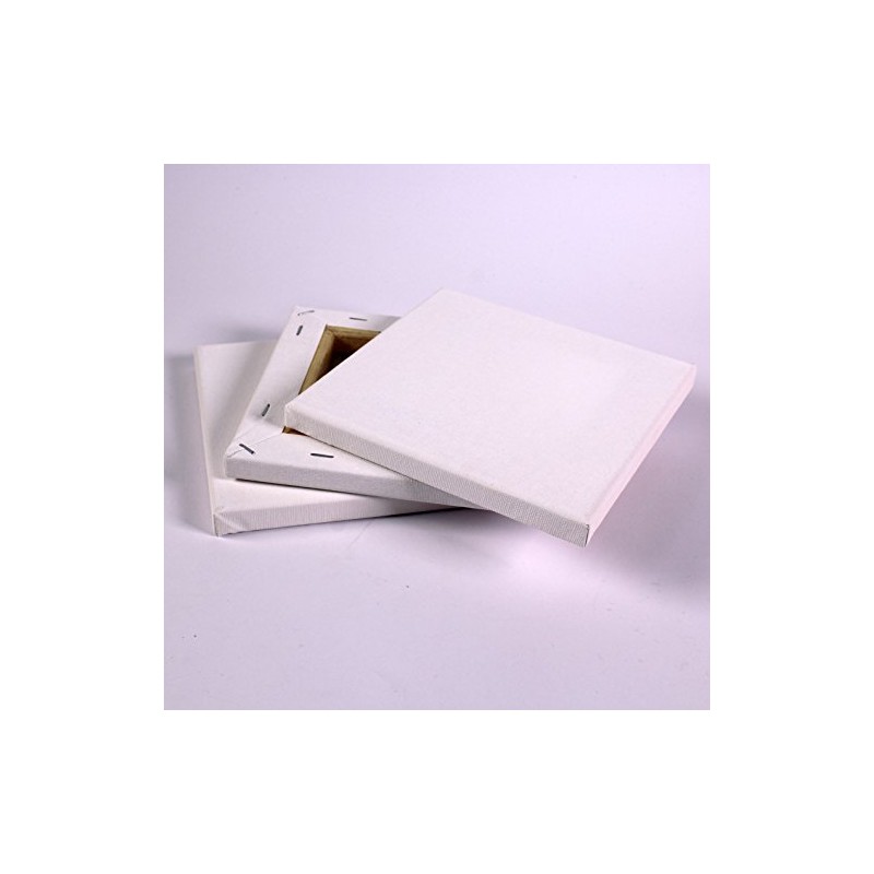 Square Mini Canvases 15cm x 15cm Pack of 3 by