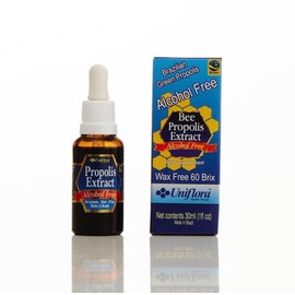 Uniflora Brazilian Green Bee Propolis – 60 Brix – Alcohol-Free Liquid Extract – 30ml Bottles (Pack of 6)