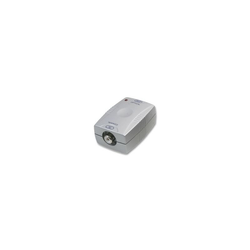 1 x Coax to Optical Adapter Audio Visual Converter and