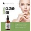 USDA Organic Castor Oil, Pure Cold Pressed, Hexane Free, from