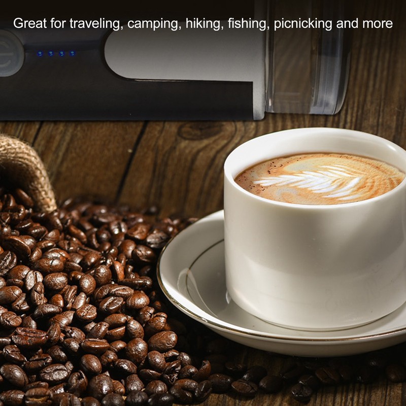 Portable Coffee Machine Rechargeable Full Automatic Mini Travel Handheld Coffee