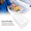 Freezer Storage Basket Refrigerator Divider Organizer Bin Metal Wire Separation