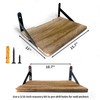 Zalumis Projector Shelf for Wall, 15.75" x 11" Wood Projector